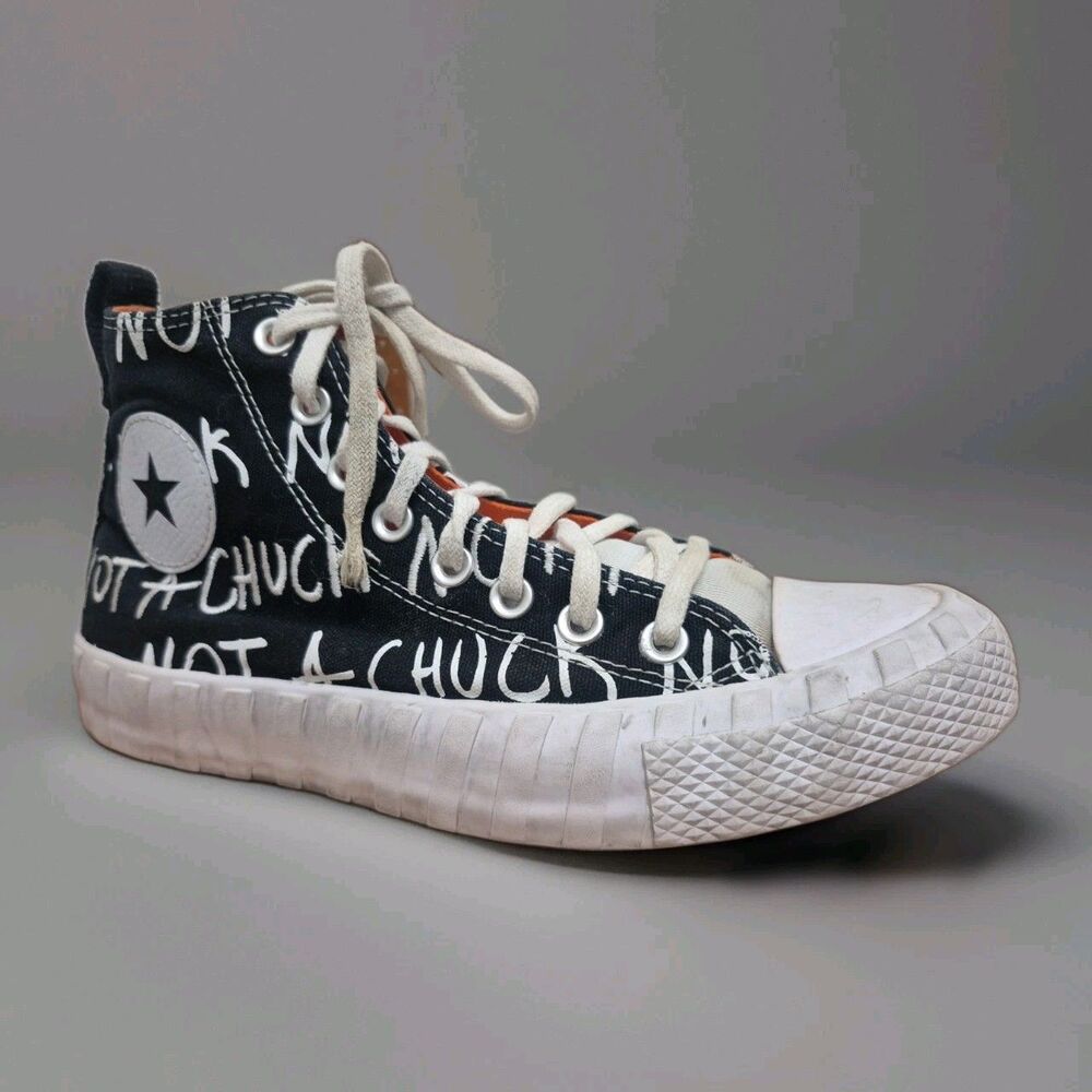 Converse Chuck Taylor Not a Chuck Unt1t3ld Black Kid Shoes 266514C Size 7